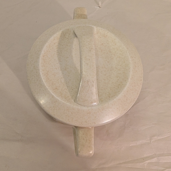 Vintage Temperware by Lenox Sprite Pattern Lidded Sugar Bowl - Picture 5 of 13